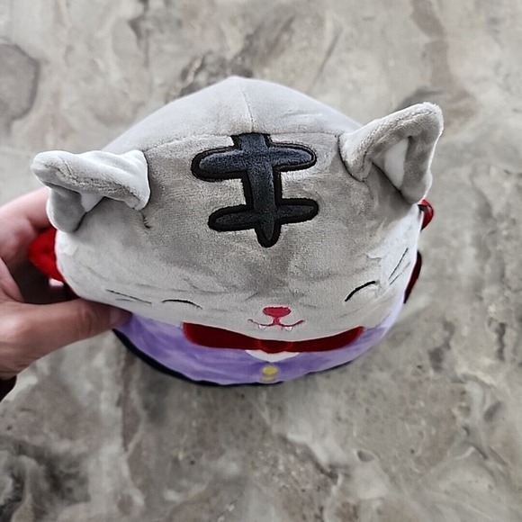 Squishmallow Kellytoy Kitty Cat Halloween Vampire Plush Stuffed Animal Toy - 10" - Picture 2 of 3